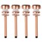 Nature Spring Set of 4 Solar Powered Lights, LED Outdoor Stake Fixture for Gardens, Pathways, and Patios, Copper 262260OLS - alternate 2